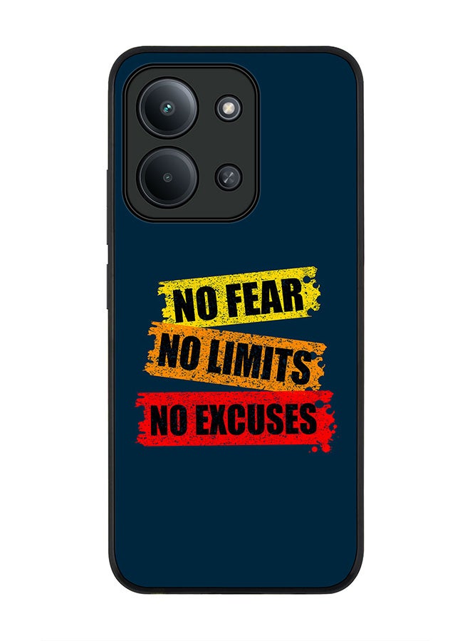 For Xiaomi Redmi 15C 4G Case,Slim fit Camera Protection, Shockproof Thin Phone cover  - No Fear Limits Excuses
